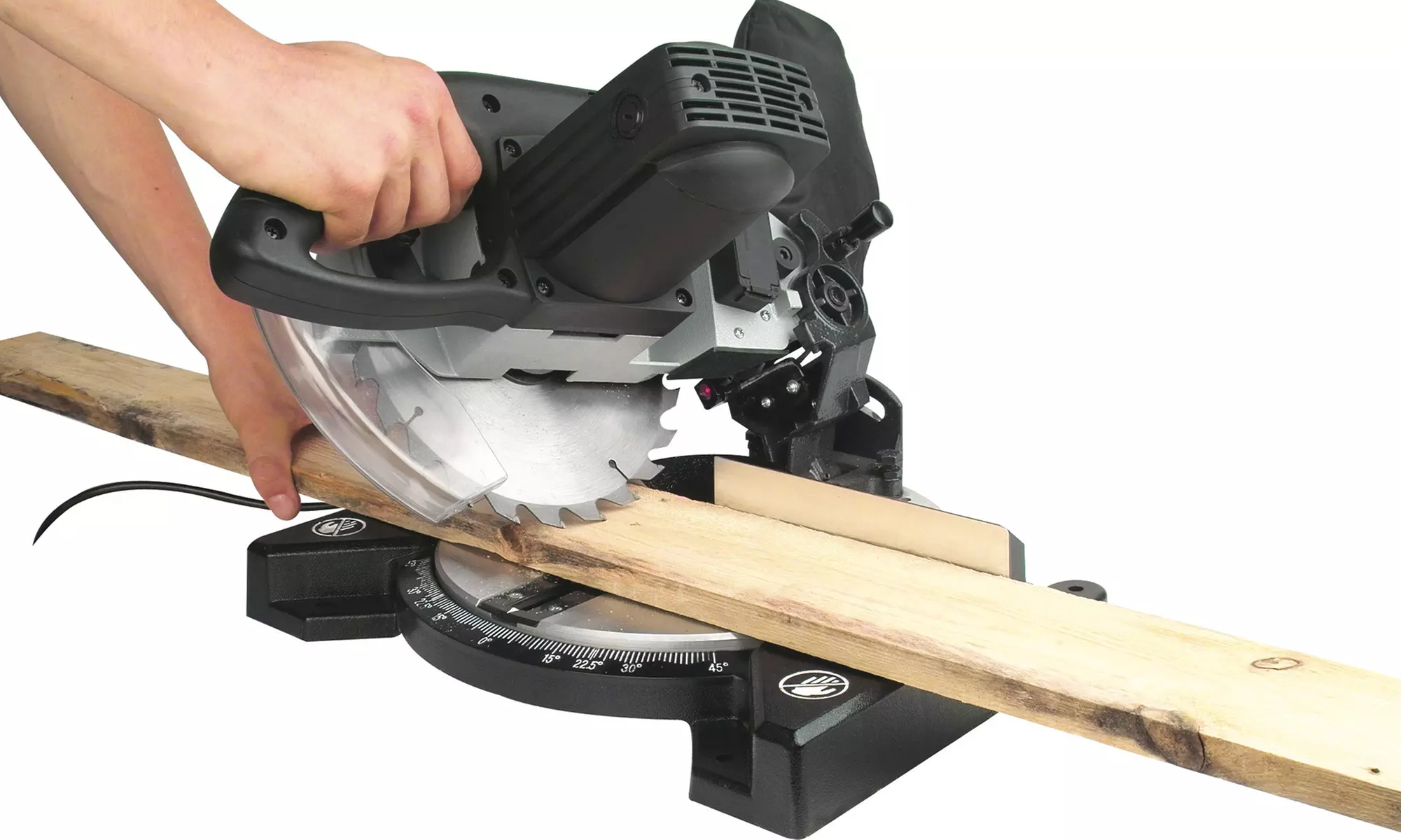 Brüder Mannesmann Profi Gehrungssäge mit Laserschnittführung, 1300 W - Second Medium