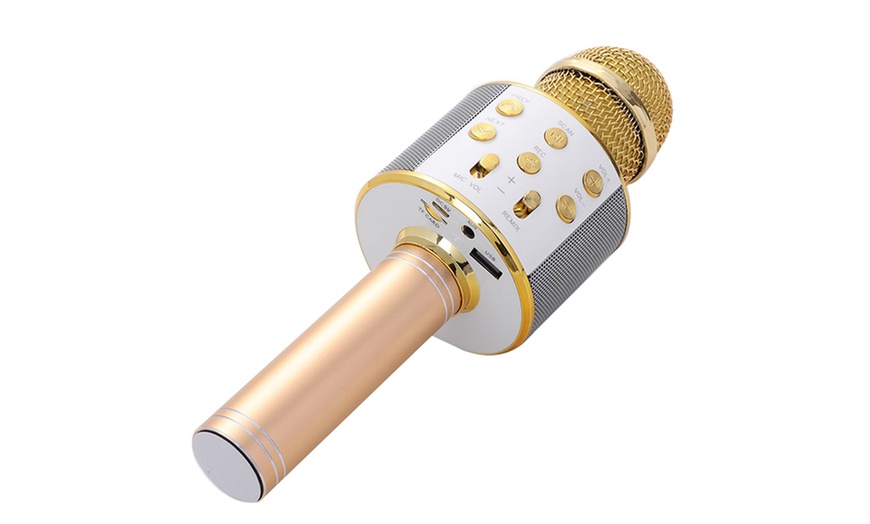 Image 4: Bluetooth Karaoke Microphone