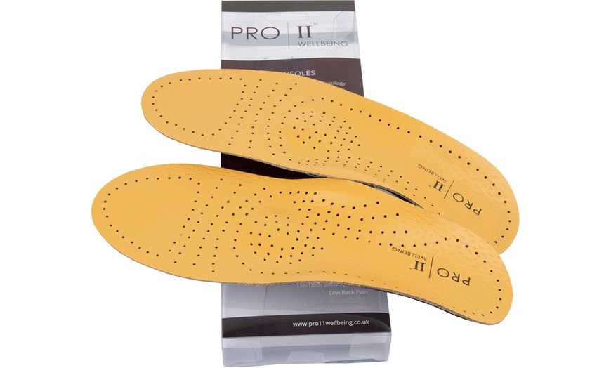 Image 9: Pro 11 Wellbeing Leather Shoe Insoles