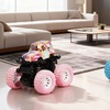 Image 1: 4-Pack 360° Rotating Mini Off-Road Pull-Back Cars for Kids