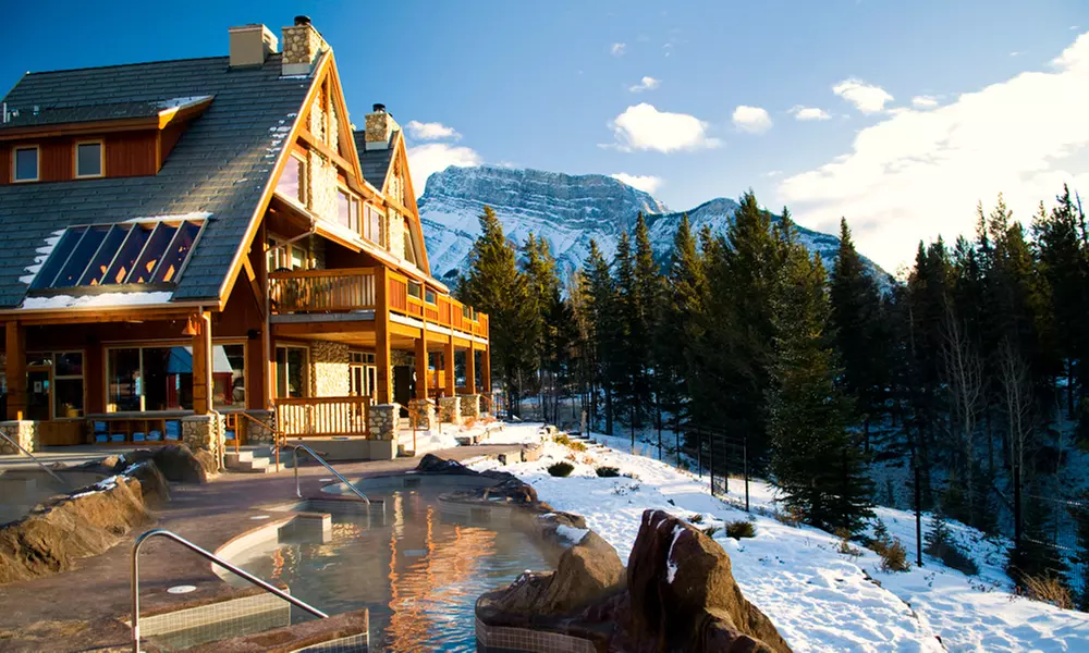 Stay at Hidden Ridge Resort with a Bottle of Wine and S'mores Package in Banff, AB - Primary Image