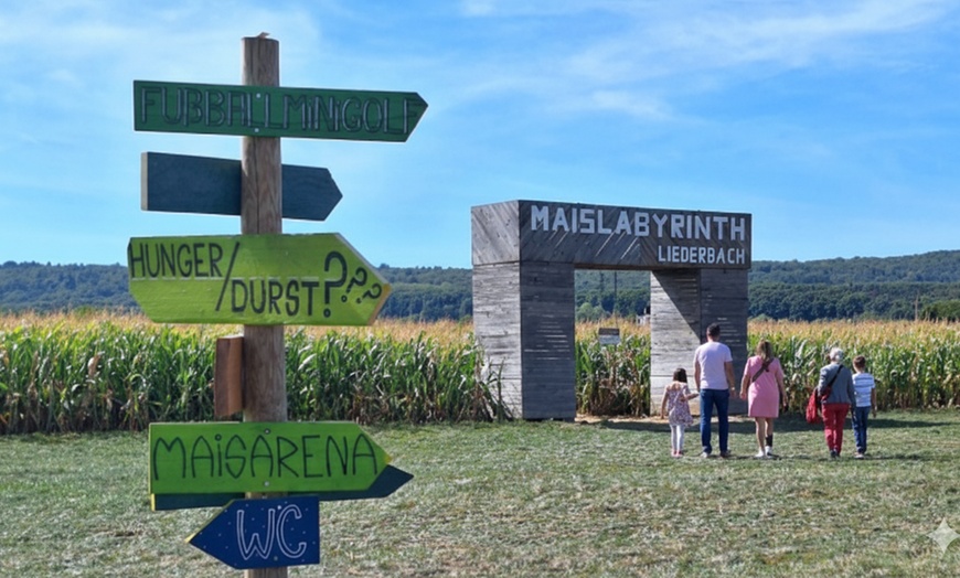 Image 2: Familienabenteuer im Maislabyrinth Liederbach – Tageskarte 