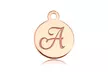 Pendentif Initial en or rose 18 carats de la marque Ah! Jewellery® - Image 3