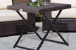 Outsunny Foldable Rattan-Effect Table - Image 6