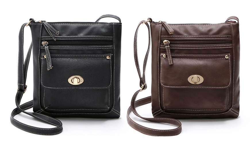 Image 6: One or Two Multifunctional Crossbody Bags with Clasp