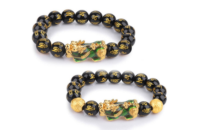 Image 2: Chinese Feng Shui Bead Bracelet