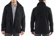 Alpine Swiss Men's Mason Classic Wool Blend Double Breasted Pea Coat - Second Medium