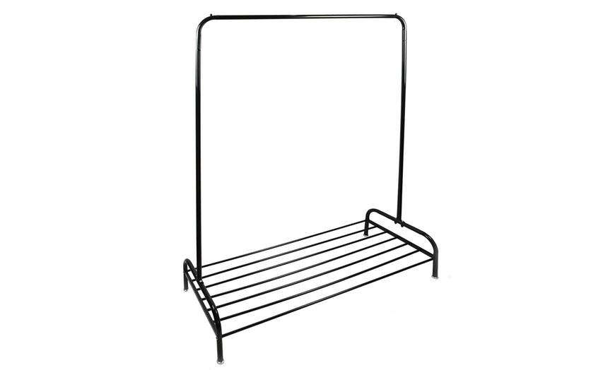 Image 10: Metal Clothes Rail