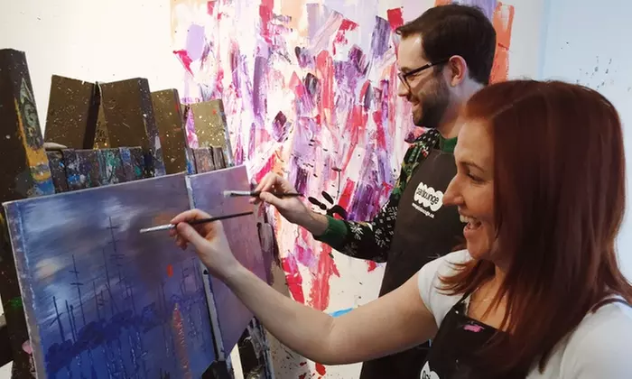 Painting Workshop for One or Two, Valid Weekends or Weekdays Only at Paintlounge (Up to 39% Off) - Primary Image