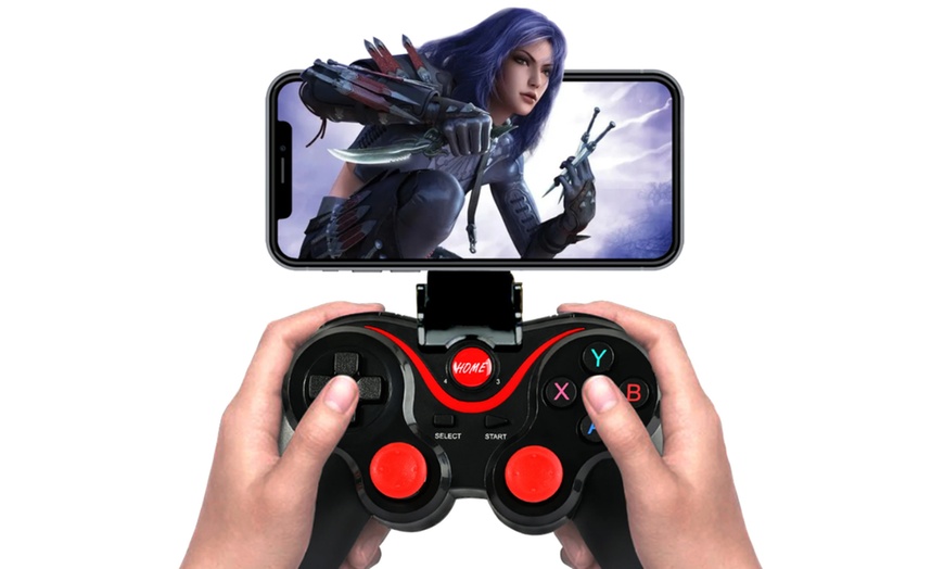 Image 5: Wireless Bluetooth Controller with an Optional Stand