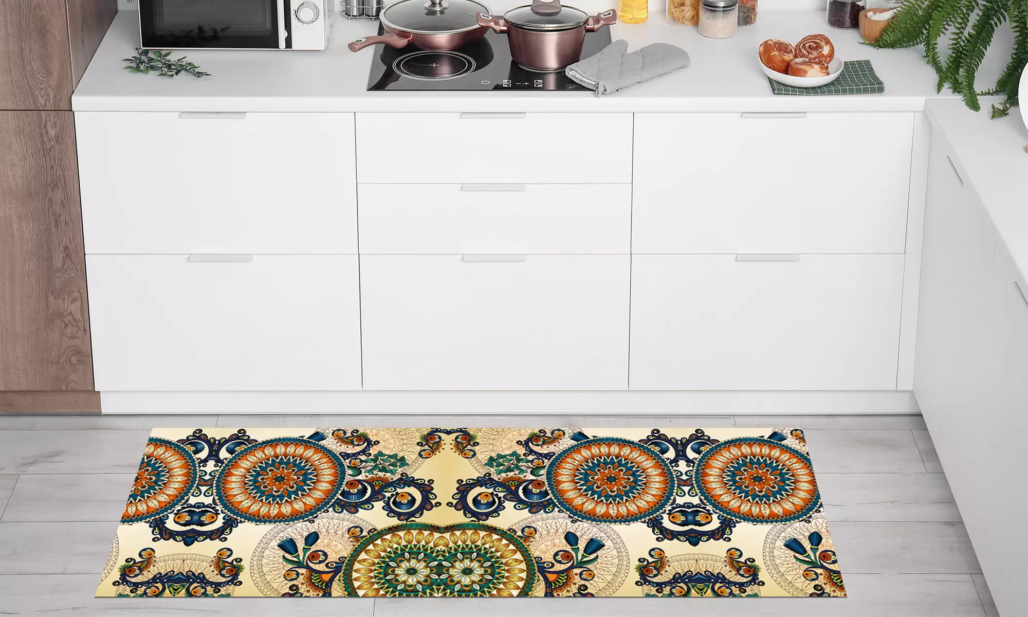 Tappeto passatoia da cucina antiscivolo Made in Italy