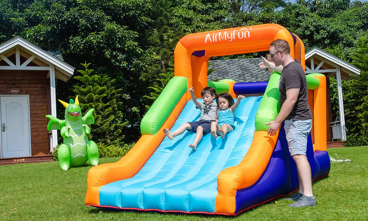 AirMyFun Hüpfburg für Kinder mit vielen Aktivitäten - Primary Image