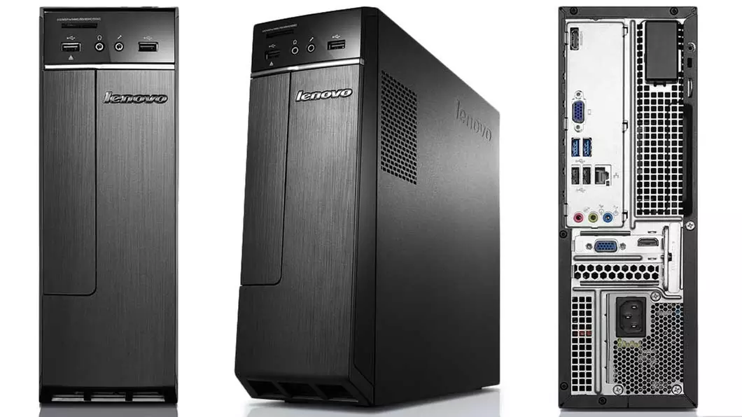 Lenovo IdeaCentre 300s Desktop PC Tower with 1.6GHz Intel N3700 Quad-Core Processor & Optional Panda Antivirus Pro 2016 - Primary Image