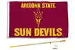 BSI Products NCAA 3' x 5' Flag and 60" Flag Pole Set - Second Medium