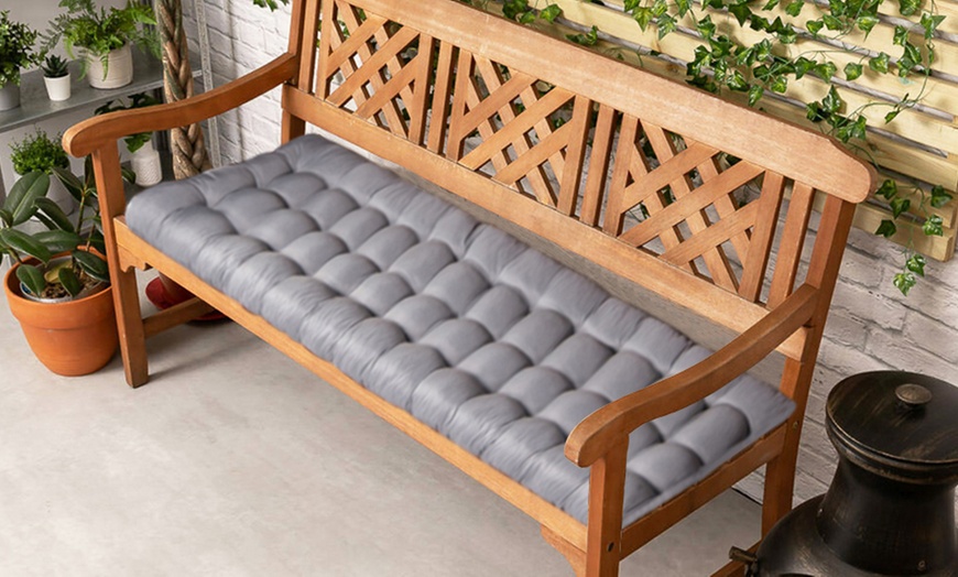 Image 5: Sun Lounger Cushion for Garden and Patio