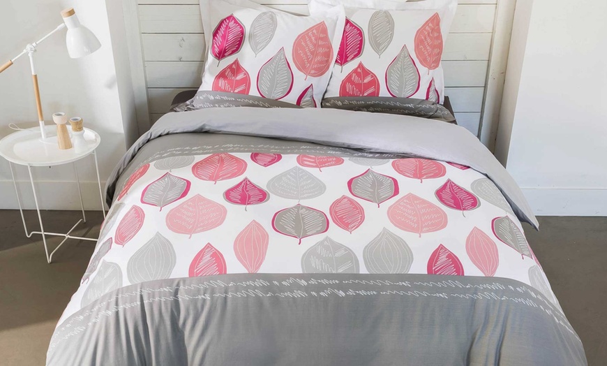 Image 4: Printed Duvet Cover Set