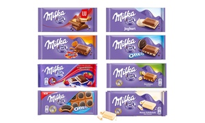 8 Milka Assorted Chocolates 100g