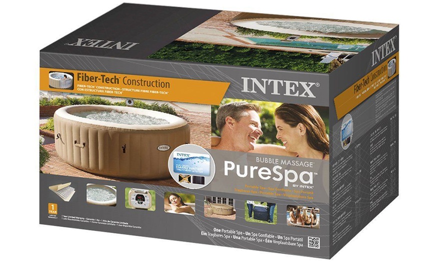 Image 3: Intex PureSpa Six-Person Inflatable Spa