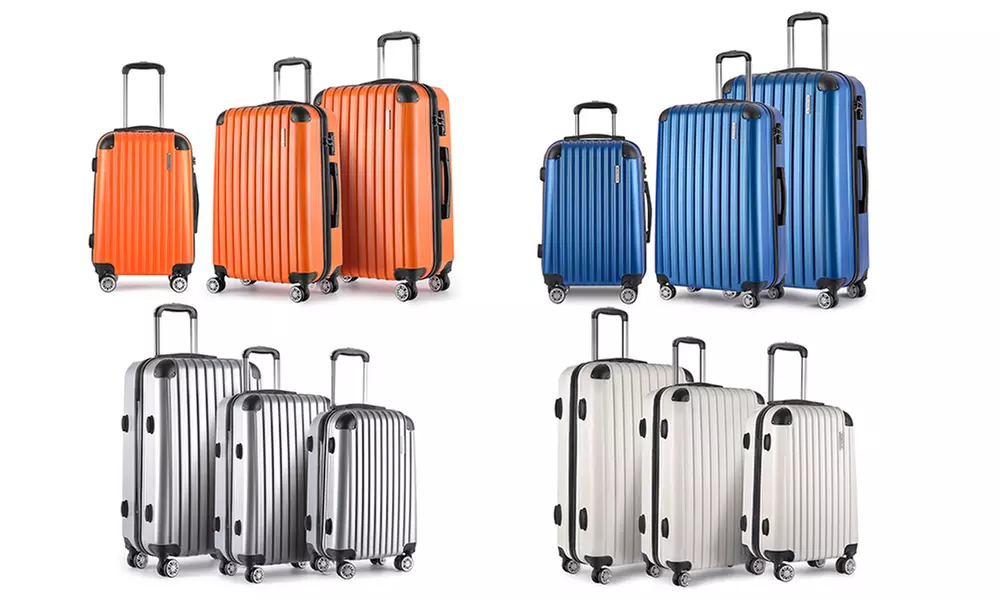 $149 for a Three-Piece Hard Shell Luggage Set with TSA Locks - Primary Image