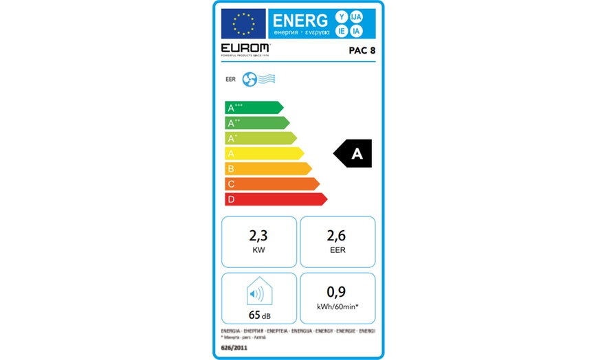 Image 5: Climatiseur mobile Eurom PAC 8 ou PAC 10.5