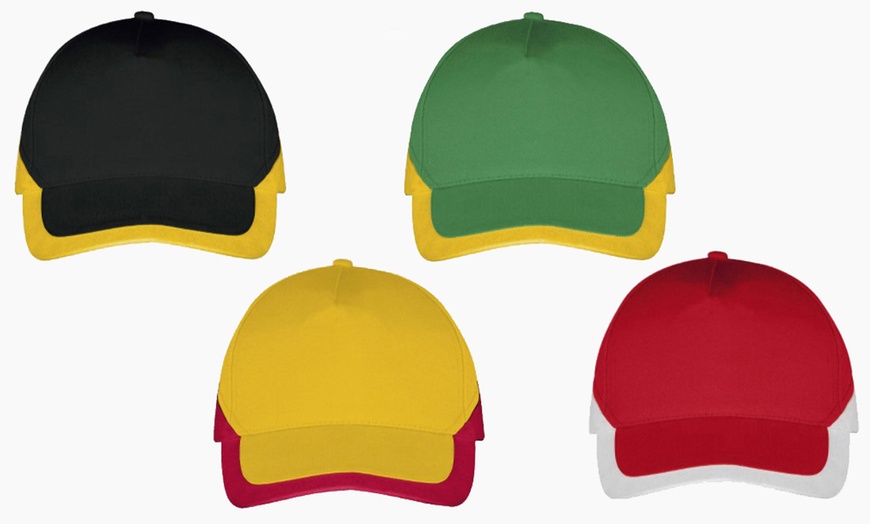 Image 1: Casquette double couleur