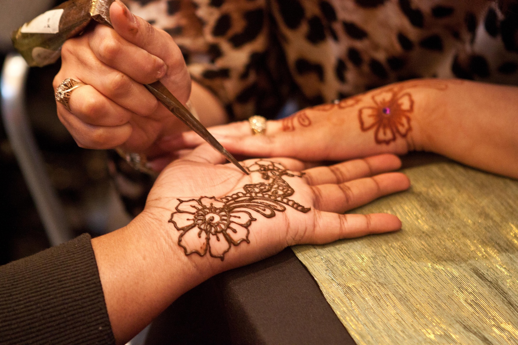 Organic Henna Tattoos for Medium or Small Areas