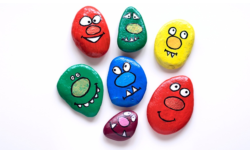 Image 2: Large Pebble Painting Set
