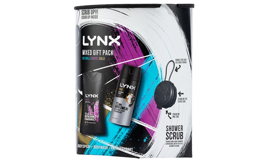 Image 8: Up to Four Lynx All Stars Trio and Body Scrub Gift Sets