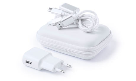 Set caricatori USB con uscita Tipo-C, doppio Micro USB e compatibile Lightning®