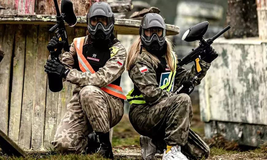 Paintball dla nawet 10 osób ze sprzętem, kulkami i więcej