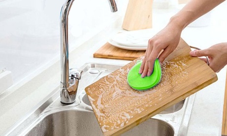 3 o 6 spugne multiuso in silicone