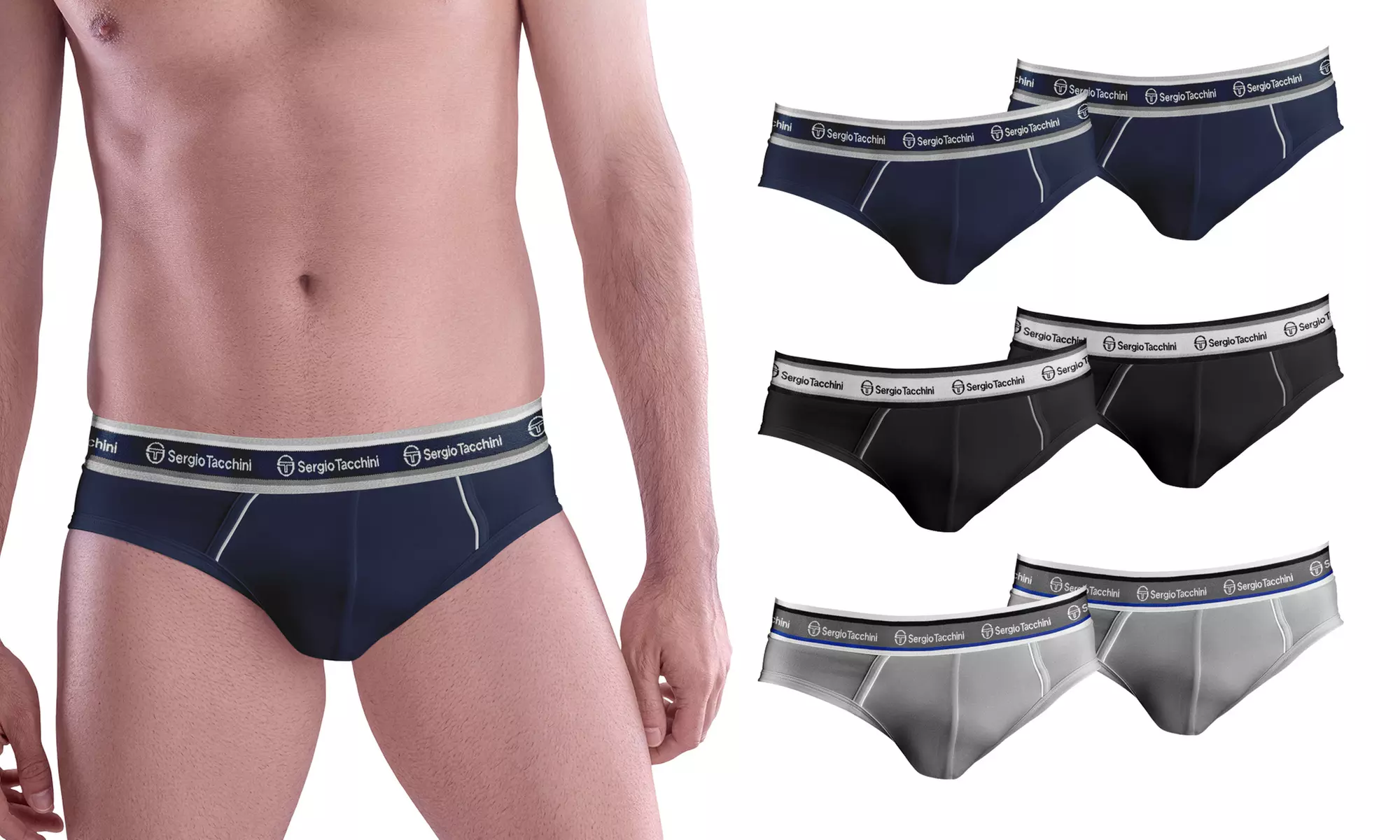 6 boxer o slip Sergio Tacchini