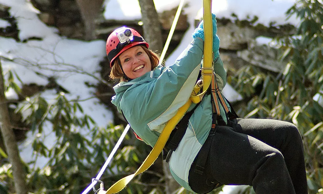 Zipline Canopy Tour for One or Two at Ace Adventure Resort (Up to 43%  Off) - Primary Image