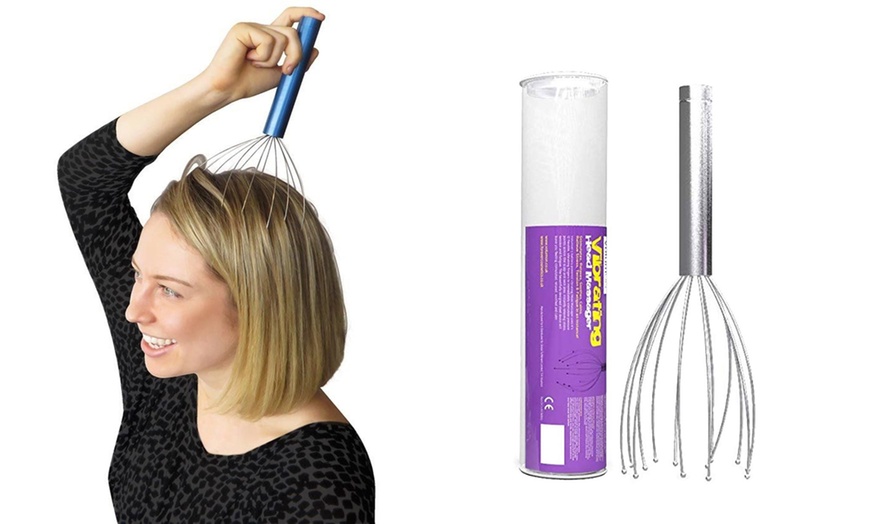 Image 1: Vibrating Head Massager