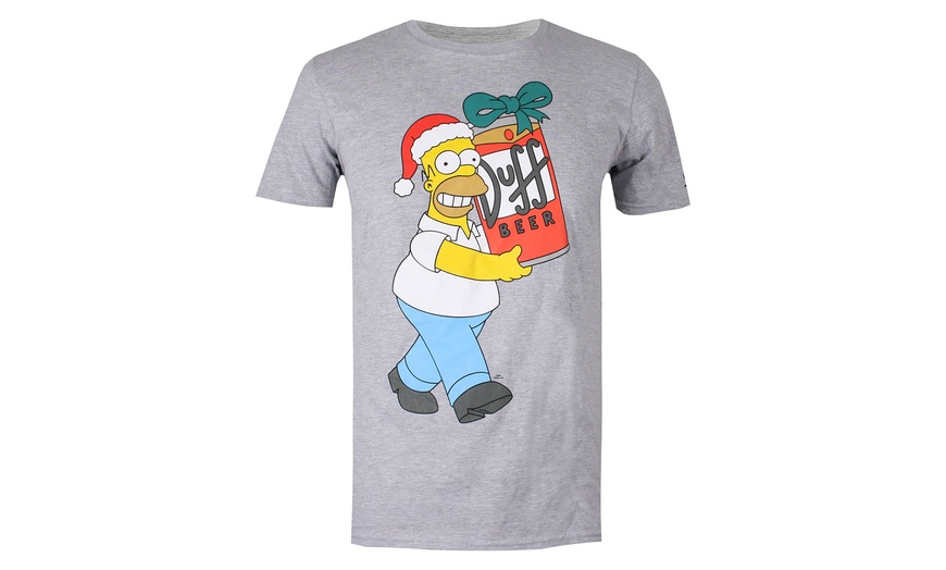 Image 3: Simpsons Christmas T-Shirt