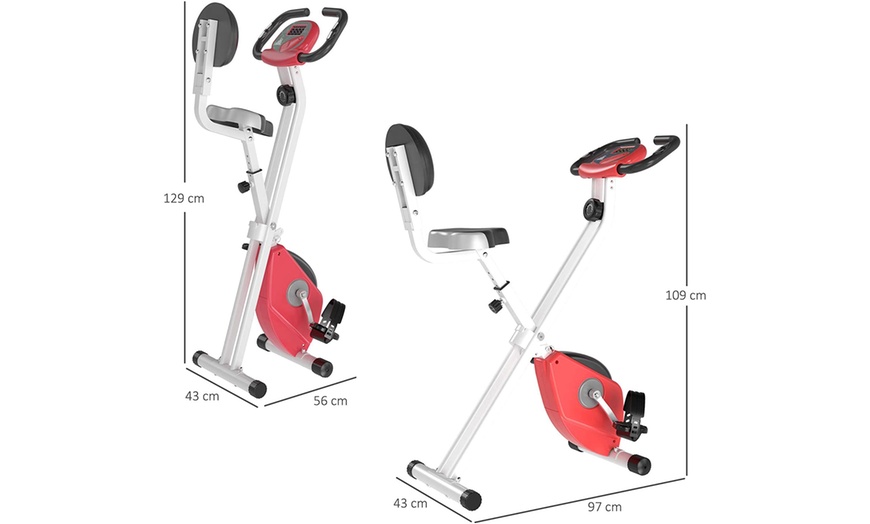 Image 13: Homcom Exercise Bike