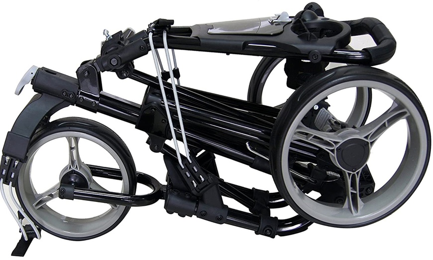 Image 10: Qwik Foldable Three-Wheel Golf Trolley