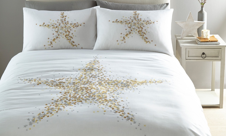 Image 1: Portfolio Home Star Bright Duvet Set
