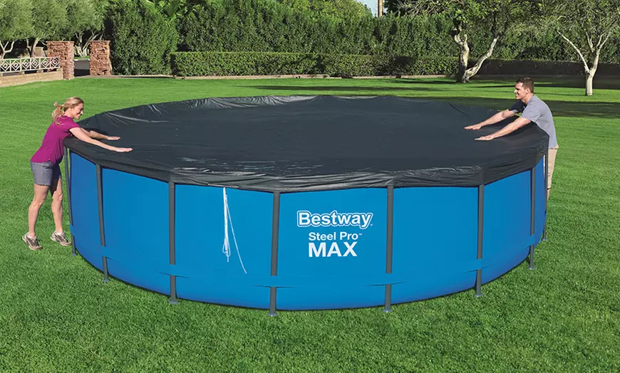 Image 8: Bestway zwembadafdekking