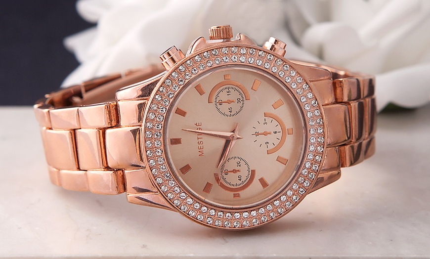 Image 2: Women's Crystal Watches