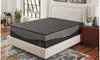 Comfort Essentials 1" Ebonite Charcoal-Infused Memory-Foam Mattress Topper