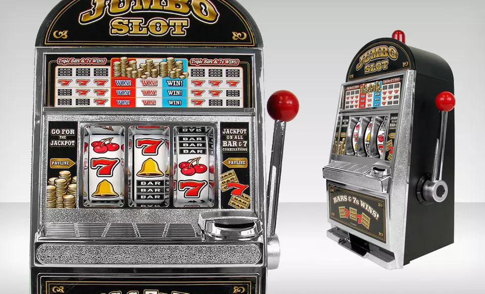 $49.99 for a Jumbo Slot Machine Bank ($69.99 List Price). Free Shipping and Returns. - Primary Image
