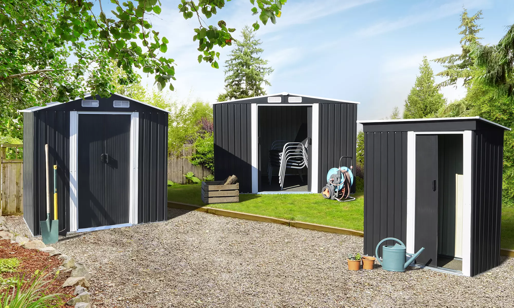 Abris de jardin en acier, livraison gratuite - Primary Image