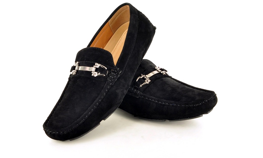 Image 4: Men's Casual Loafers with Buckle