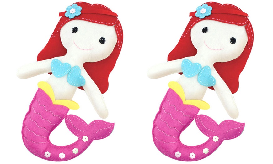 Image 4: Kandy Toys DIY Felt Mermaid Set