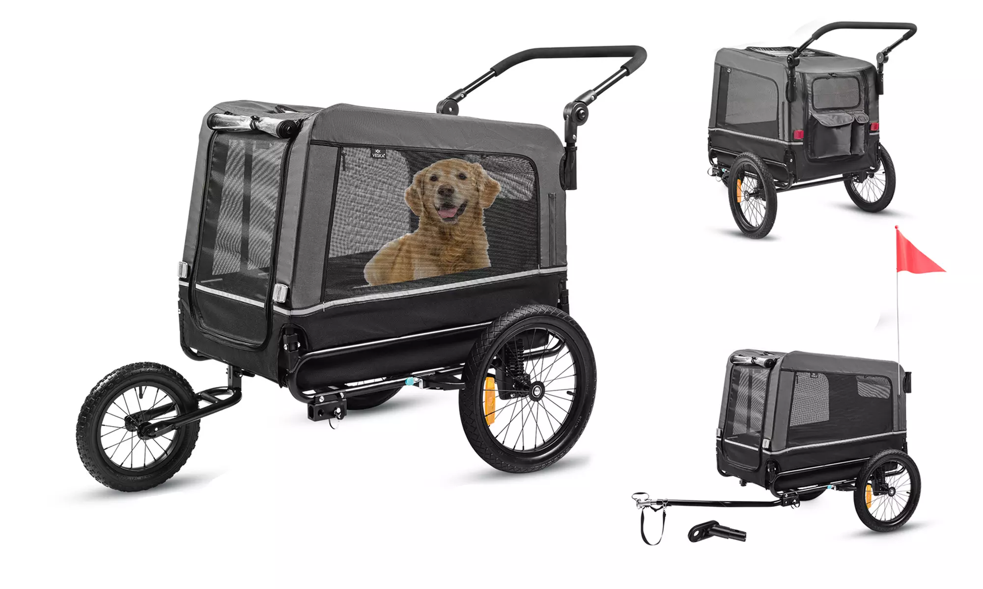 Veska® 3-in-1 hondenkar