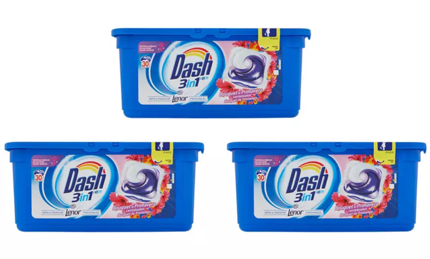 Image 4: 90 Dash 3-in-1 wastabletten