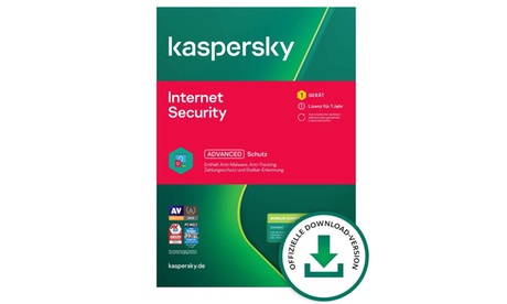 Kaspersky Internet Security 2021 disponibile con licenza di 1 anno per 1 dispositivo