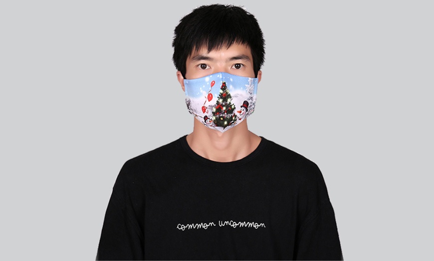 Image 14: Christmas-Themed Face Mask