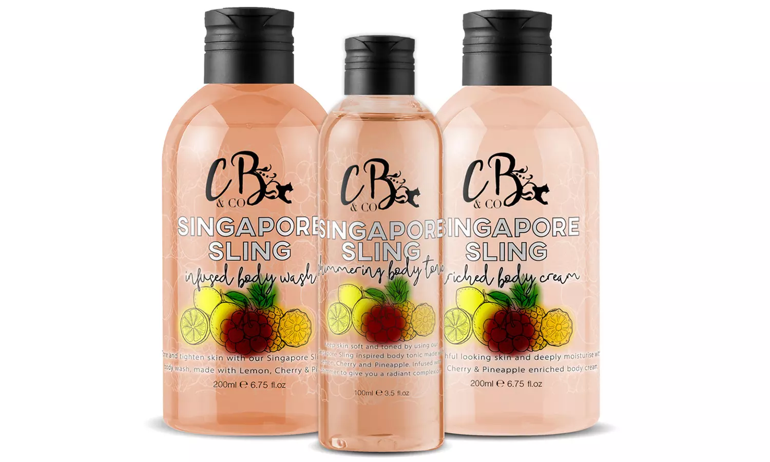 CB&Co Singapore Sling Cocktail Bath and Body Set (3-Piece) - Primary Image